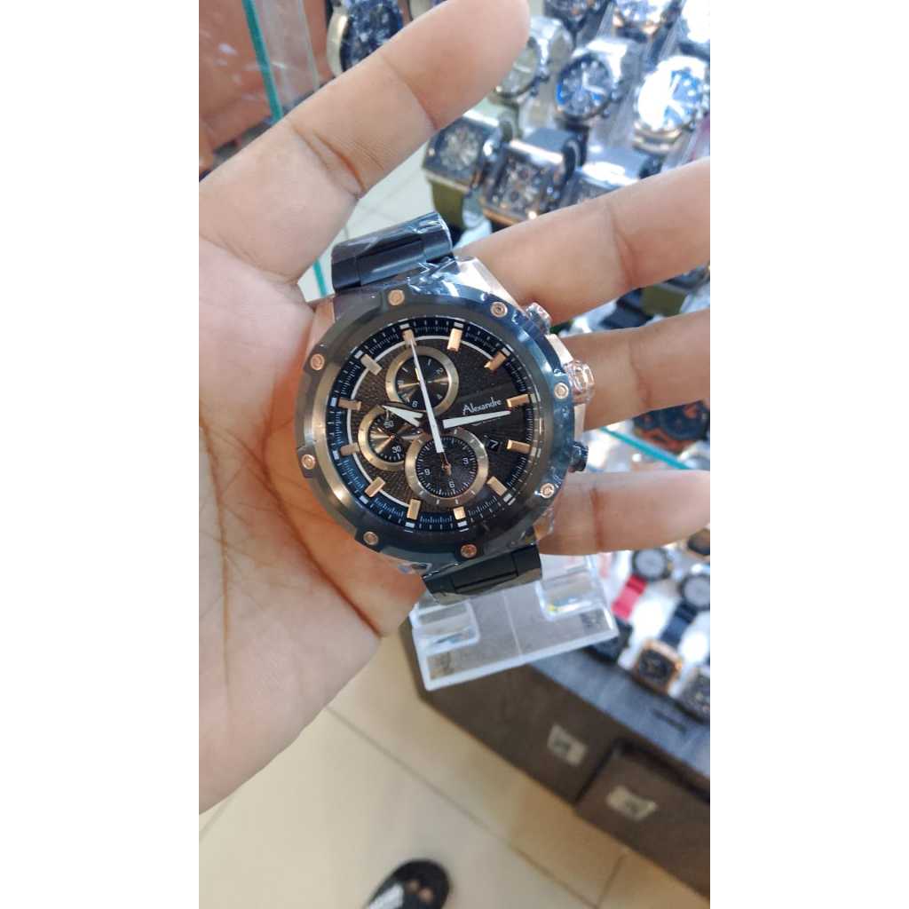 Alexandre Christie Crhonograph 6605 MC All Stanless