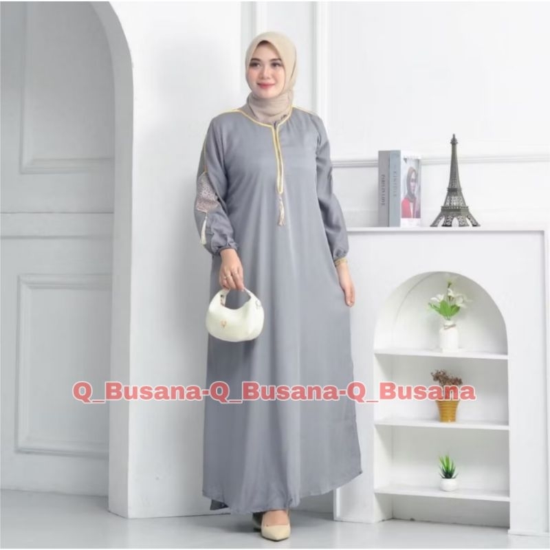 abaya dubai trompah impor jumbo