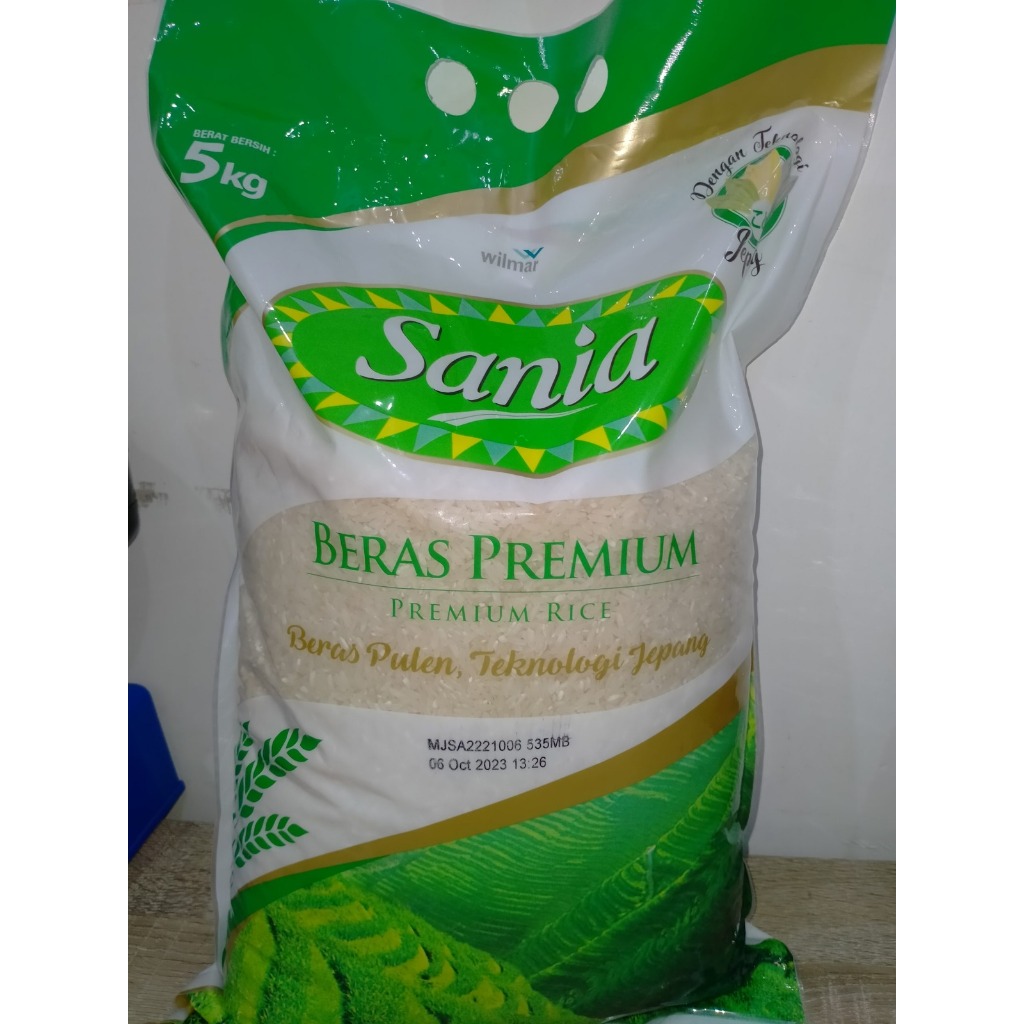 

BERAS SANIA 5 KG PREMIUM PULEN