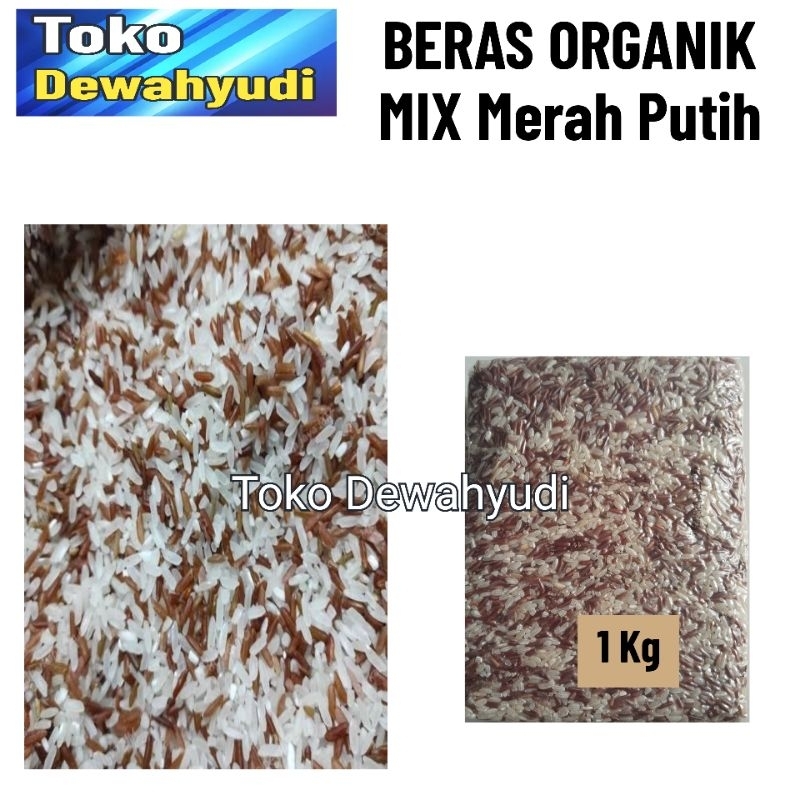 

Beras ORGANIK Mix Merah Putih kasan 1Kg