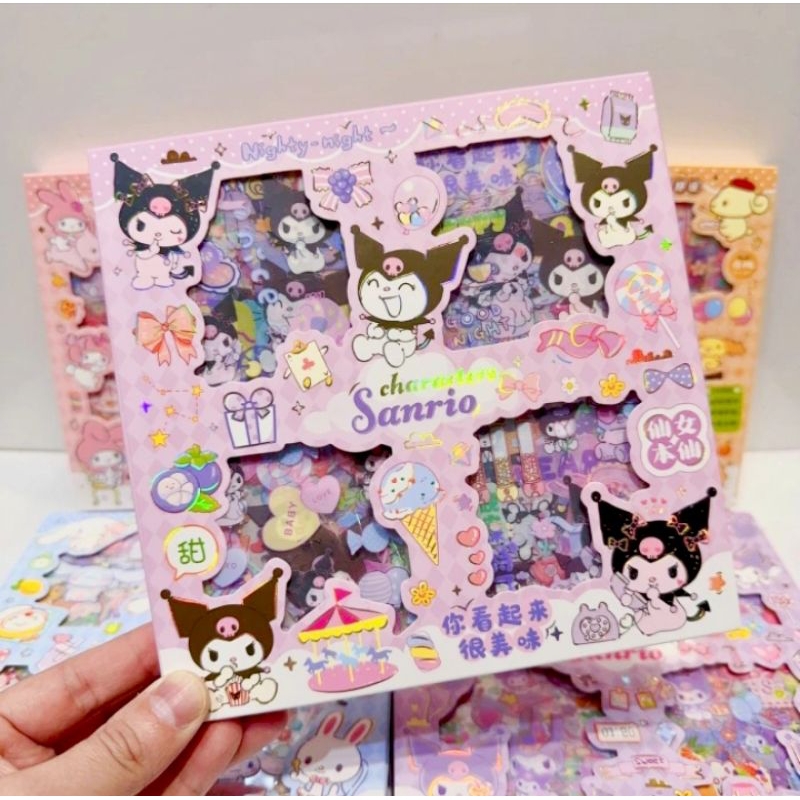 

Sanrio - Stiker / Sticker Anak Sanrio Kuromi Kotak