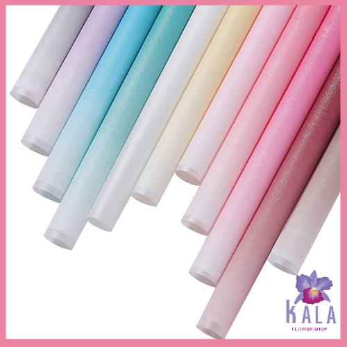 

15 Lembar kertas buket bunga ombre color flower wrapping paper KB6114