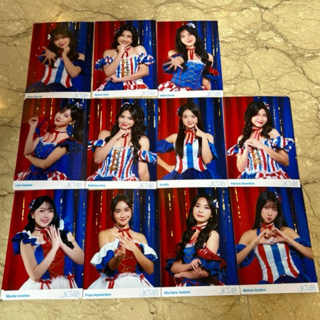 (gen 3-10) PP JKT48 26th Single Sukinanda kroasia wonderland circus Photopack Official Original Thea