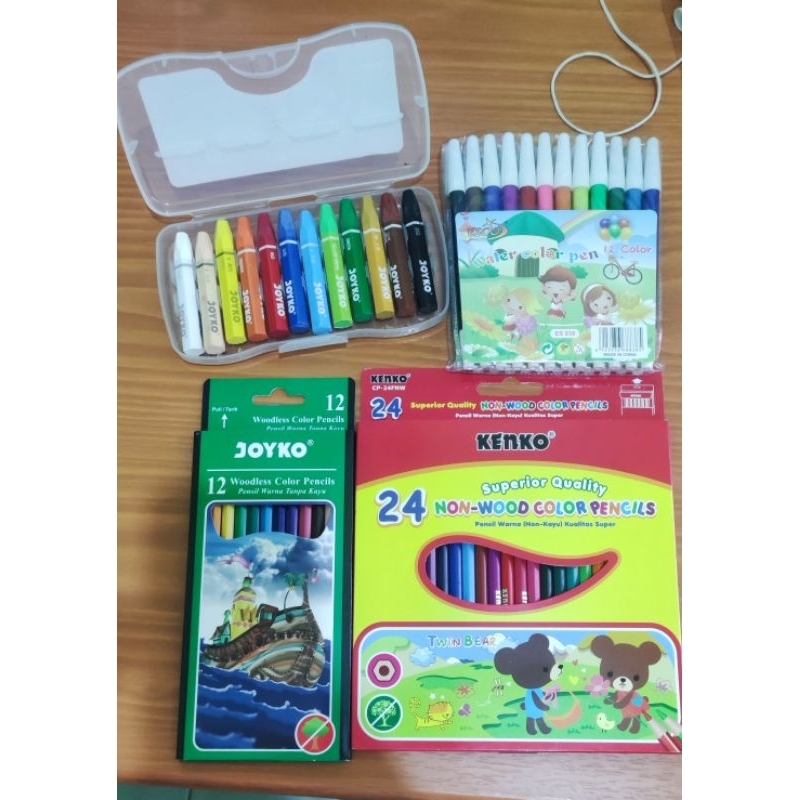 

Pensil warna,crayon,gratis buku gambar A4
