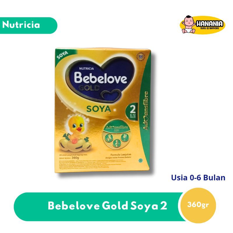 

Nutricia Bebelove Gold Soya 2 usia 6-12 Bulan 360gr