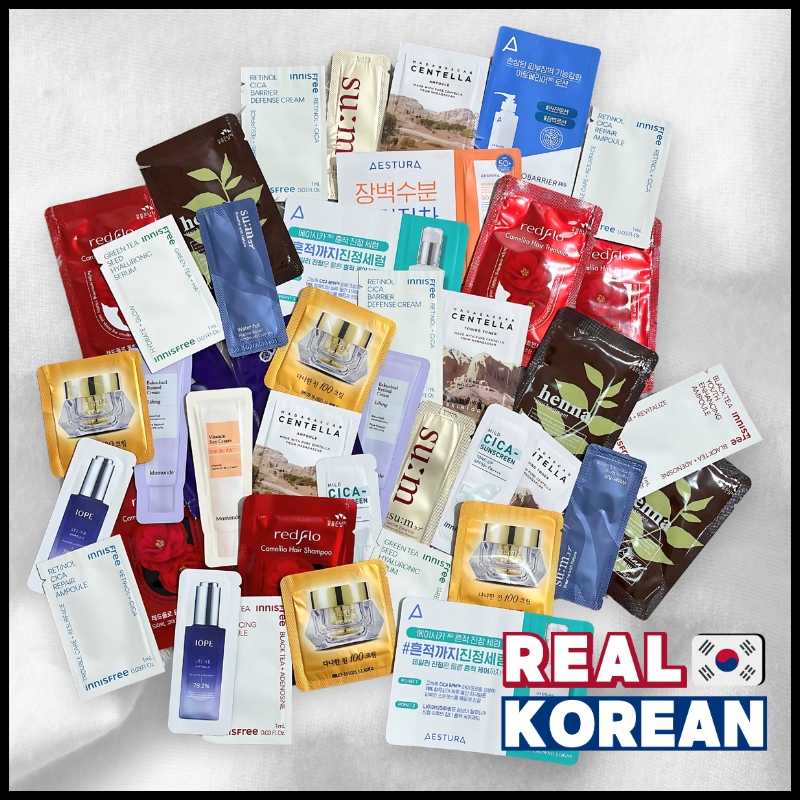 sample skincare korea innisfree/flordeman/iope/aestura/mamonde/Skin1004