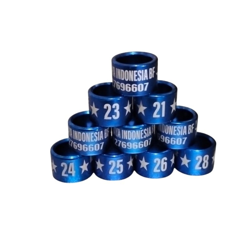 RING MERPATI CUSTOM NAMA | RING MERPATI REQUEST NAMA SENDIRI MODEL LASER