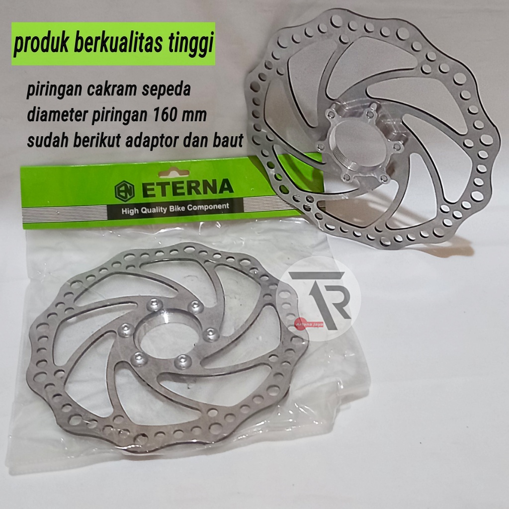 ROTOR PIRINGAN cakram sepeda lipat mtb sepeda bmx dll rotor piringan sepeda sudah berikut adaptor
