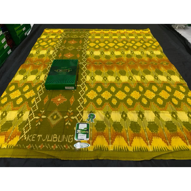 SARUNG KETJUBUNG GOYOR PELANGI GREEN