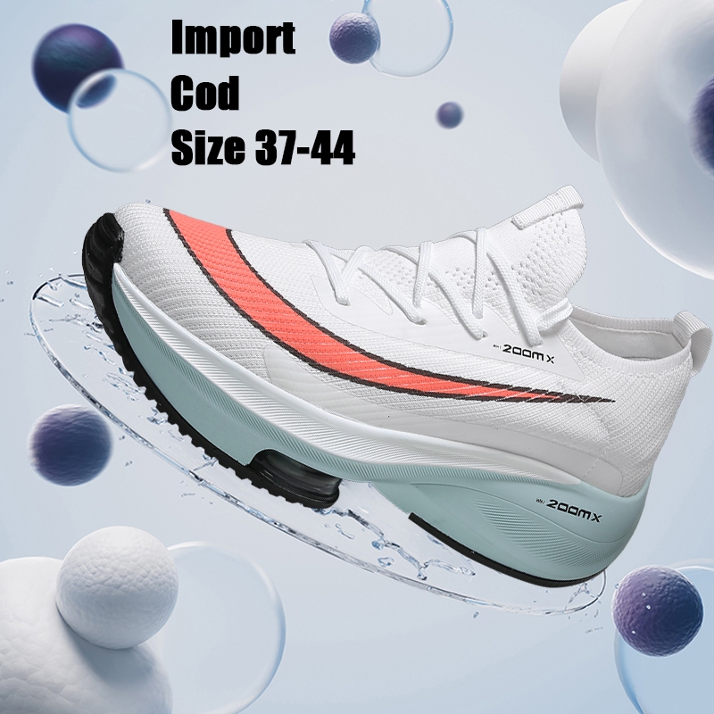 SIZE 37-44 SEPATU Running Shoes PRIA ZOOM ALPHAFLY 2 ALPHAFLY 3 FITNES JOGGING SHOES BALCK WHITE GRE