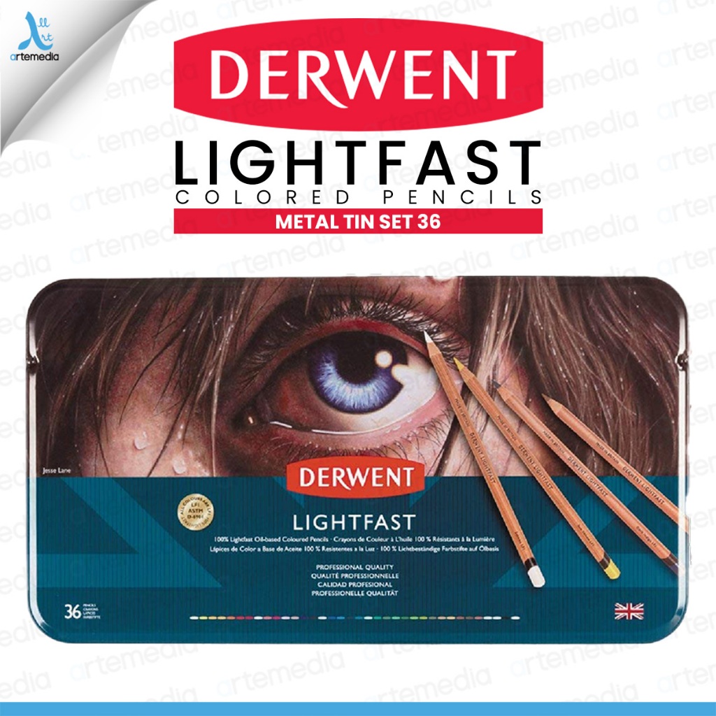 

Derwent Lightfast Color Pencil Pensil Warna Set 72