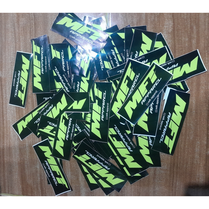 

Sticker MFT APPAREL Sticker Promosi Bisa Pesan Satuan