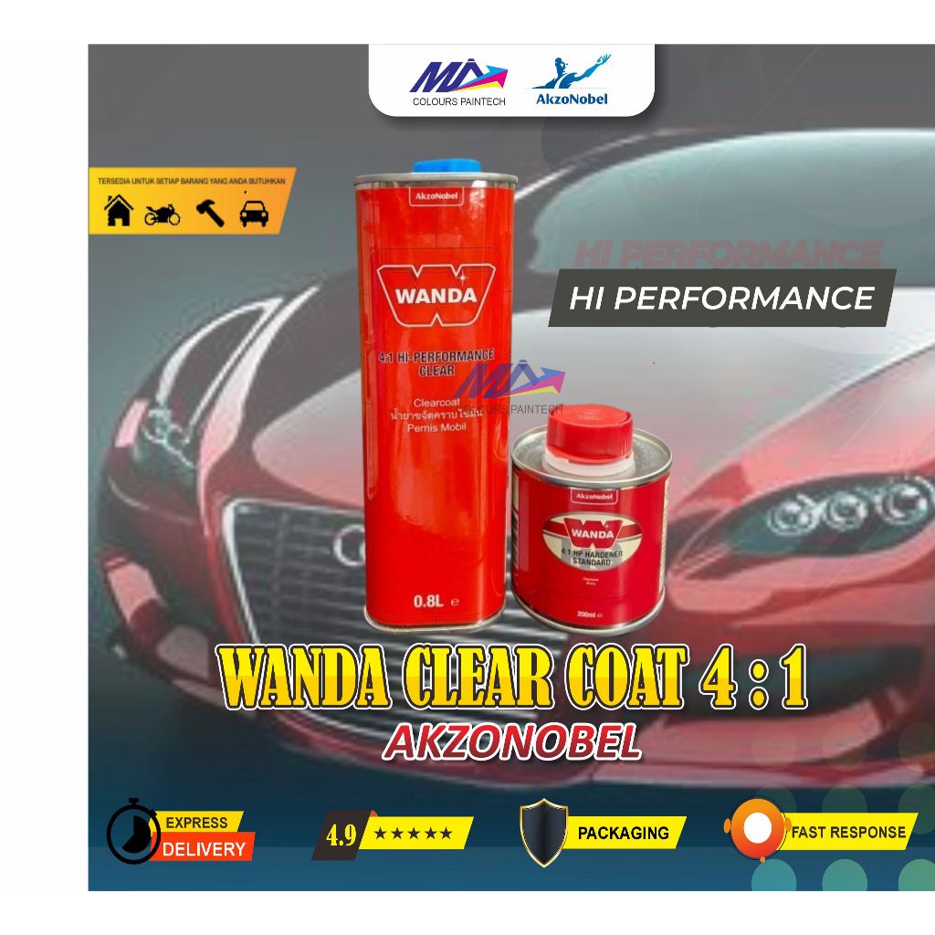 WANDA CLEAR COAT HI PERFORMANCE 4:1 BY SIKKENS AKZONOBEL