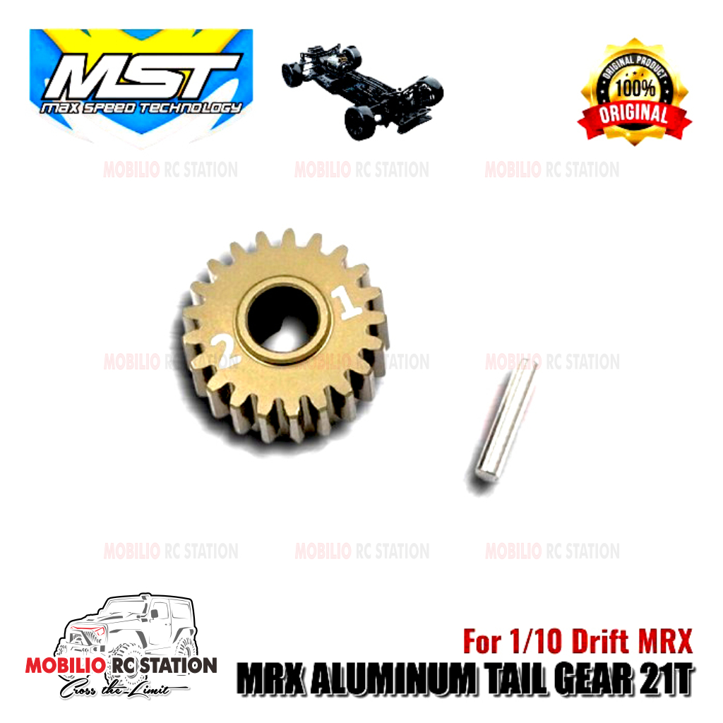 MST Part #210672 Aluminum 21T Tail Gear For 1/10 Rc Drift MRX Chassis