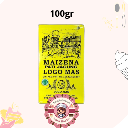 

Maizena Logo Mas 100gr Pati Jagung Corn Starch