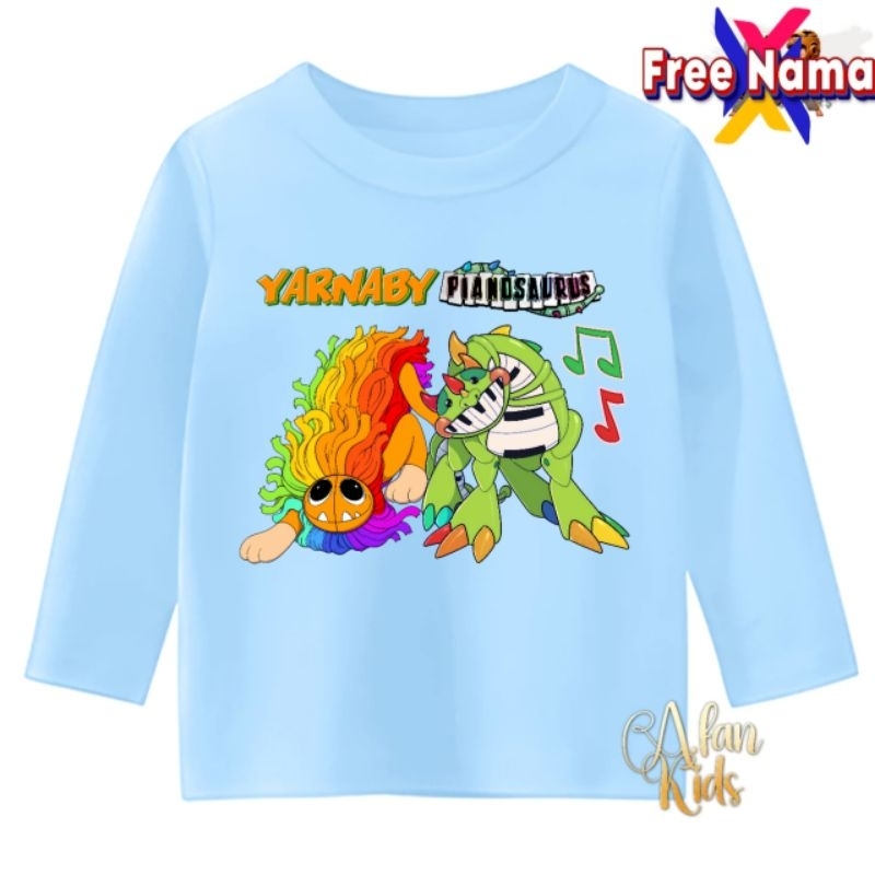 baju popy playtime kaos anak lengan panjang