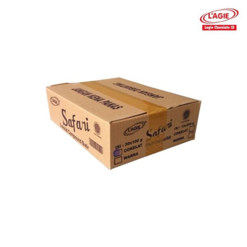 

L'Agie Meses Safari coklat 100gr isi 30 pcs