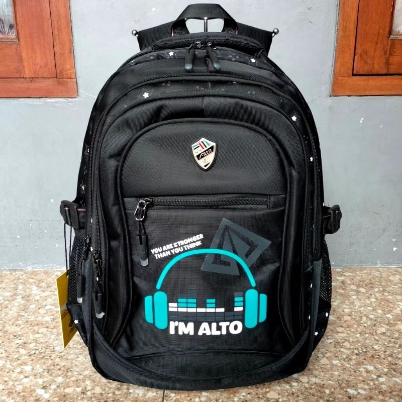 Tas Ransel Sekolah Alto Pria / Tas Backpack Pria / Tas Alto