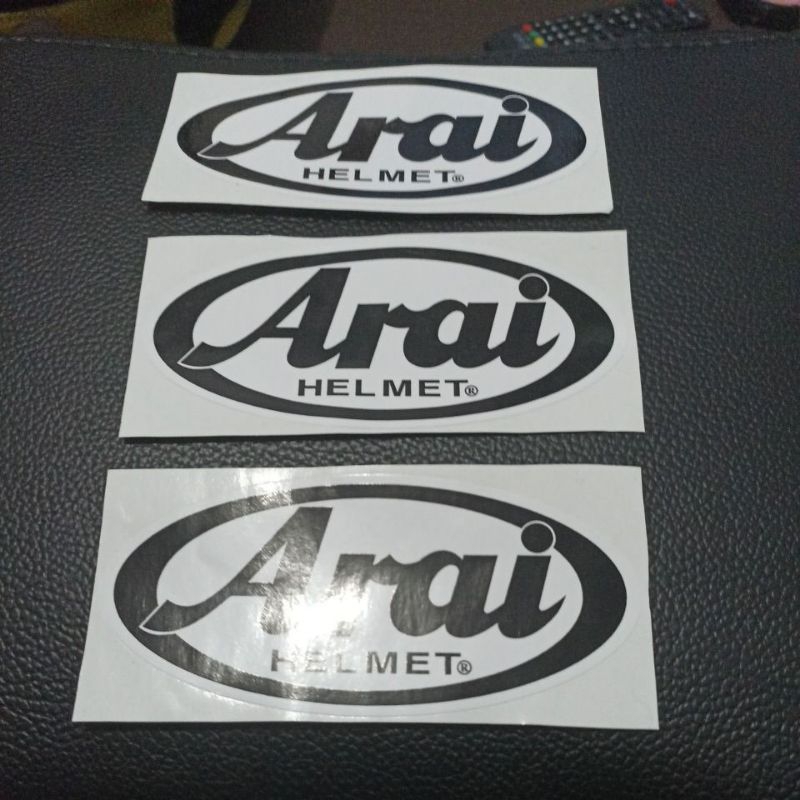 stiker arai set untuk tsr scoot mhr dll