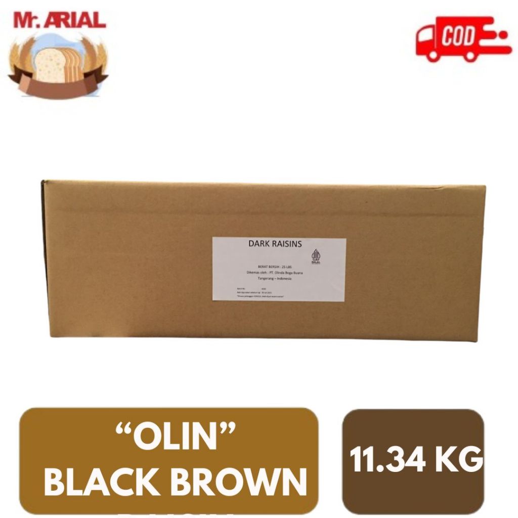 

DARK RAISIN USA @11,34kg / Kismis HItam "OLIN" / Kismis Manis Original Premium / Premium Black Raisin (1 DUS)
