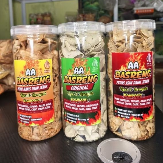 

BASRENG AA BANDUNG MIX TIGA RASA PEDAS MANIS DAUN JERUK, ORIGINAL DAUN JERUK, PEDAS ASIN DAUN JERUK