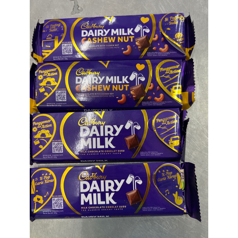 

CADBURY DAIRYMILK COKLAT PREMIUM 62gr PROMO TERMURAH