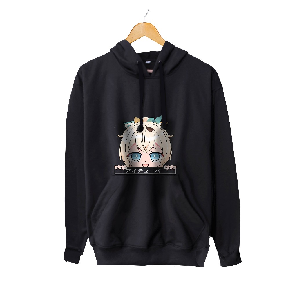 Jaket hoodie jumper infinite vtuberKAZAMA IROHA PEEKER ALT-HOLOLIVEmaterial cotton fleece