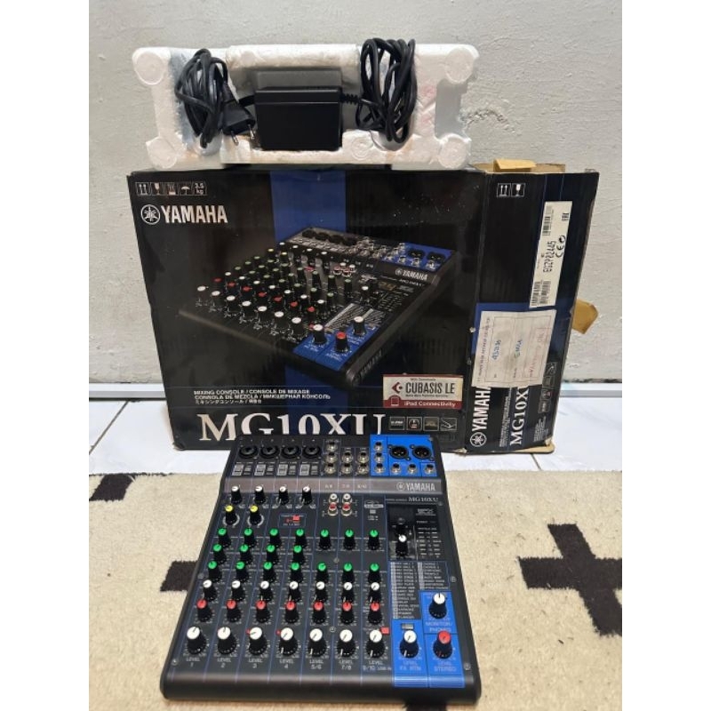 Mixer audio yamaha mg10xu (10 channel) original made-in malaysia