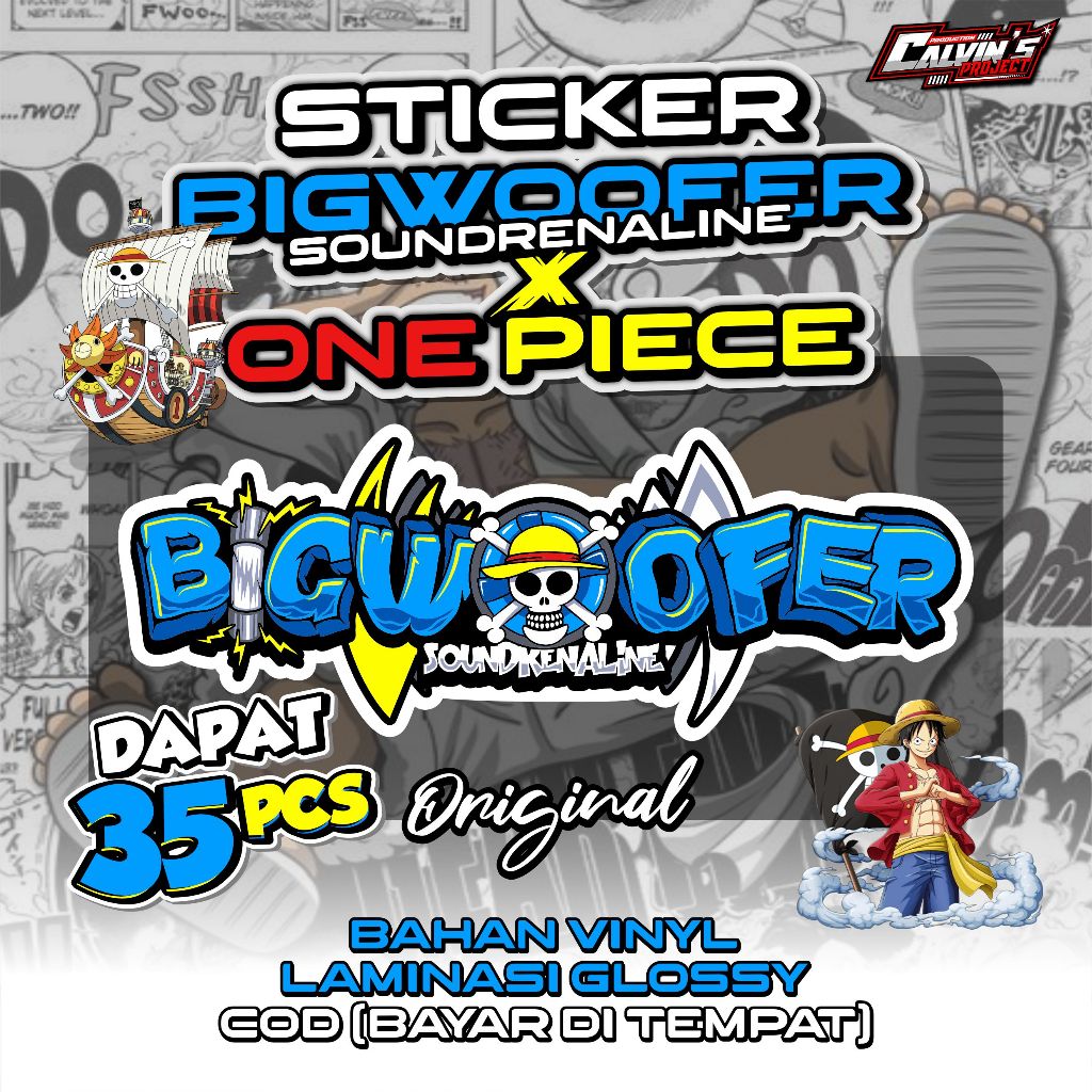 

ORIGINAL STIKER BIGWOOFER ONE PIECE VERSION by CALVIN'S PROJECT