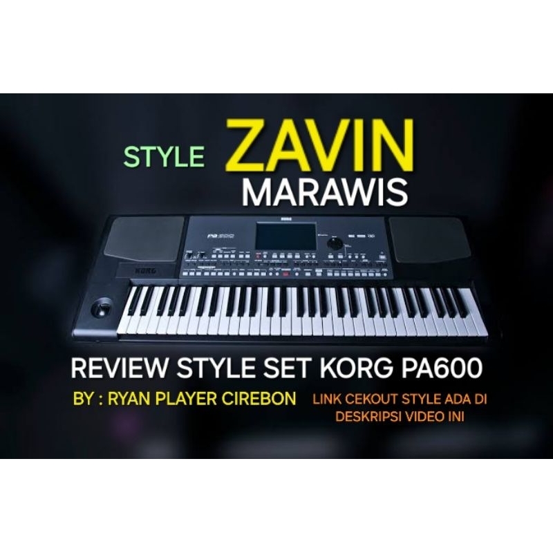 STYLE ZAVIN MARAWIS (GAMBUS) - SET KORG PA600 (FULL SAMPLING)