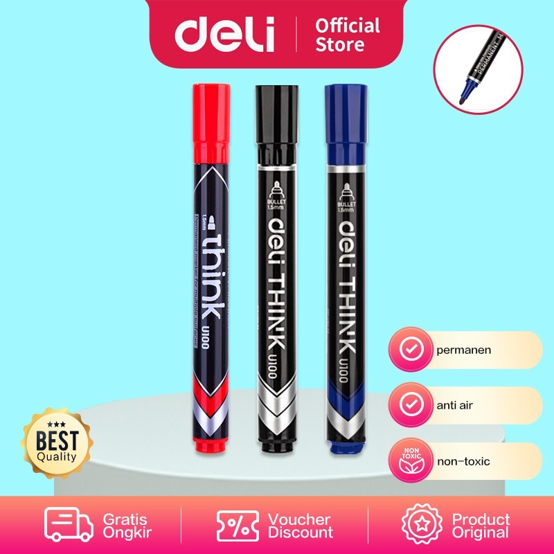 

TBMO DELI PERMANEN MARKER BLUE EU10030 / 0005873 - OC