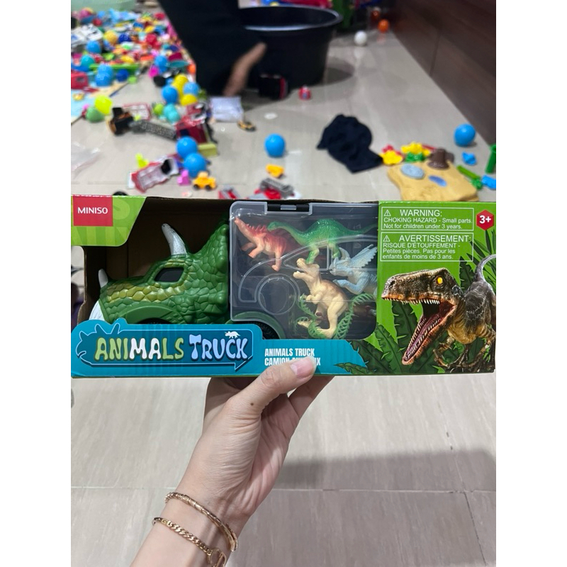 Mainan Mobil SLIDE STORAGE CAR MINISO/Mainan MINISO Lemari Truk Penyimpanan Portabel Alloy Car Slide