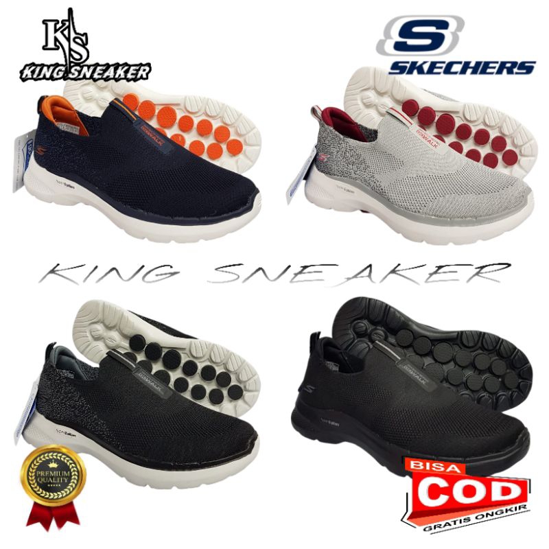 SKECHERS GOWALK 6.0 HYPER PILLARS / SEPATU PRIA / SEPATU SKECHERS PRIA / SEPATU SKECHERS