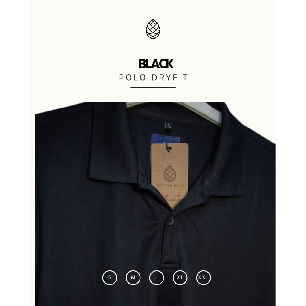 Kaos Polo Pria Cottonbale Original Polo Dry Fit Casual