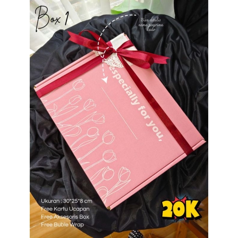 

SPECIAL GIFT BOX Untuk Kado Pasangan Teman Sahabat Kakak Adik Dengan Aksesoris Yang Cantik Elegant Box Hampers Variasi Size Box Hamper Box Kado