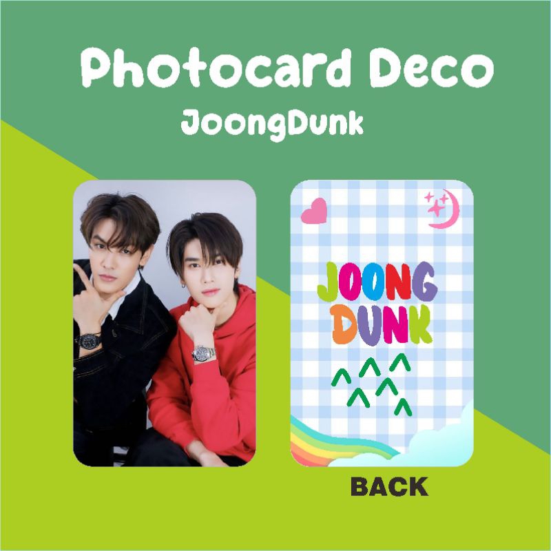 Photocard deco JoongDunk