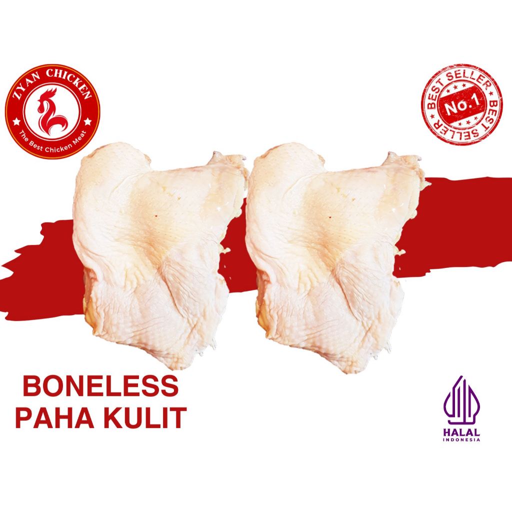 

Boneless Fillet Paha Kulit Ayam pack 950gr - 1kg