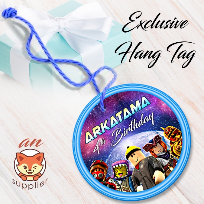 ROBLOX 1-1 HANG TAG THANK YOU CARD ULTAH / ULANG TAHUN