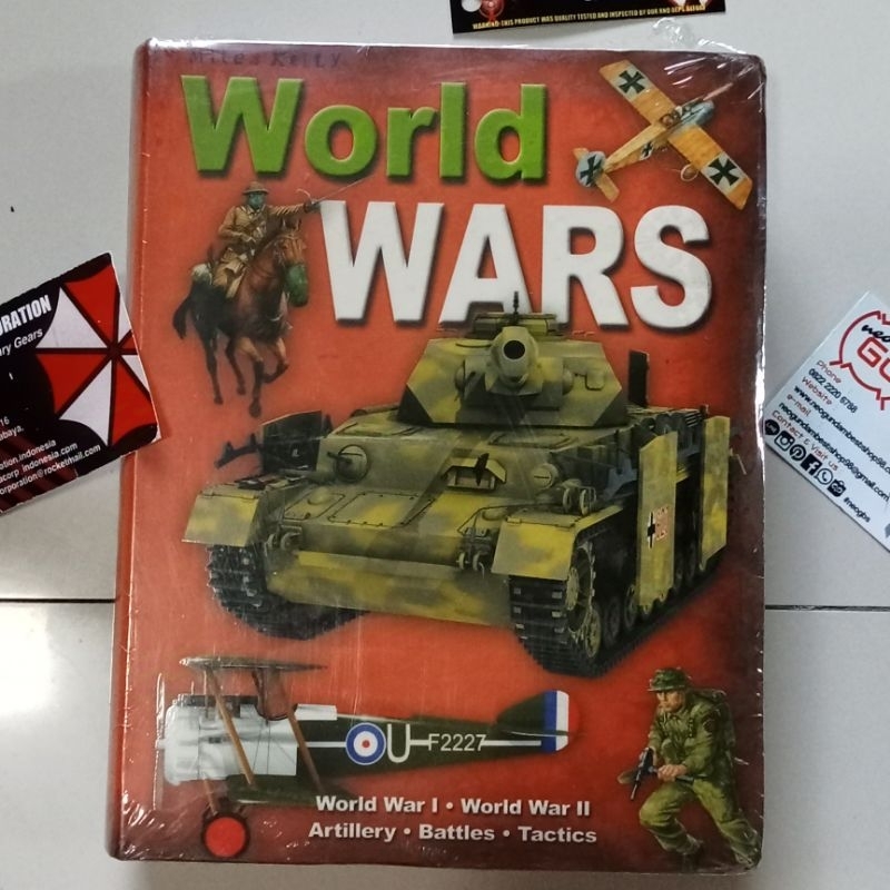 History Book World War WW1, WW2, Artillery, Battles, Tactics By Miles Kelly Used