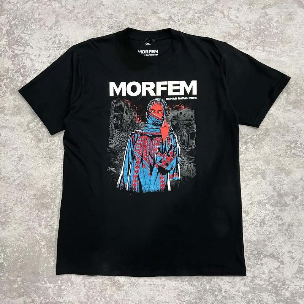 Kaos Band Morfem "Roman Rafah" Original Merchandise