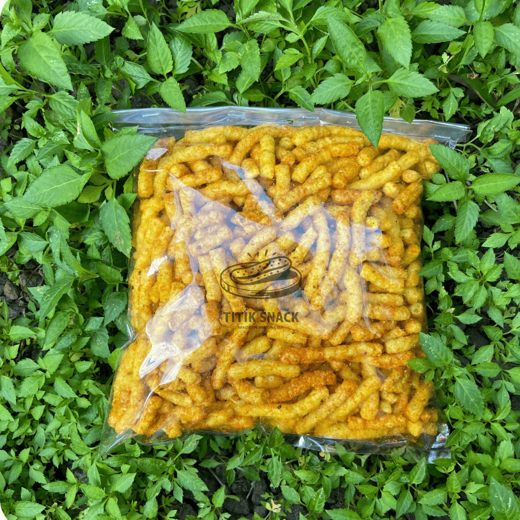 

Makanan Ringan Kerupuk Mie Kuning Pedas & Original