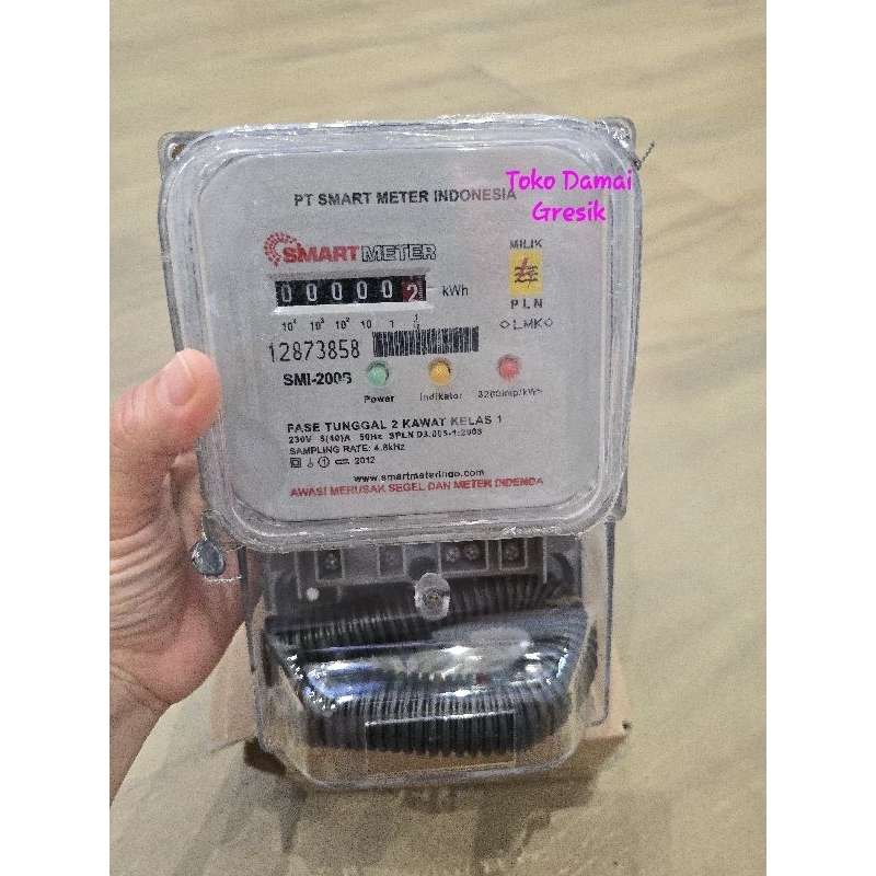 Meteran KWH PLN Smart rekondisi (BEKAS). Meteran pembanding pengukur kos2an. Meteran KWH smart+box m