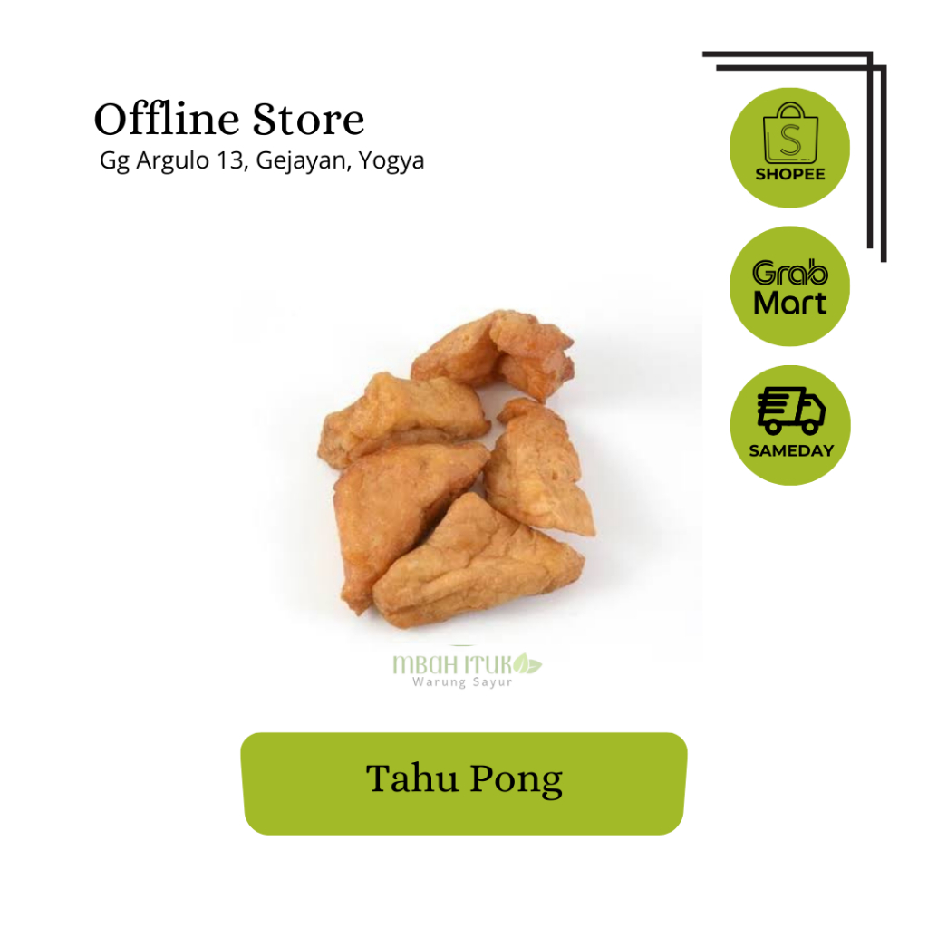 

Tahu Pong - Warung Sayur Mbah Ituk Jogja