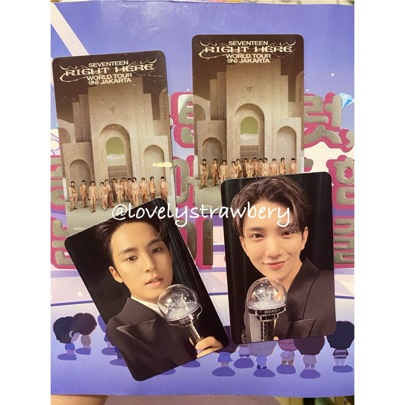 PHOTOCARD CARATZONE MINGYU JOSHUA JAKARTA JKT OFFICIAL
