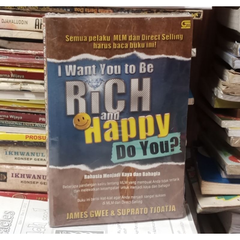 BISA COD | Buku I Want You To Be Rich And Happy Do You? | Original Preloved