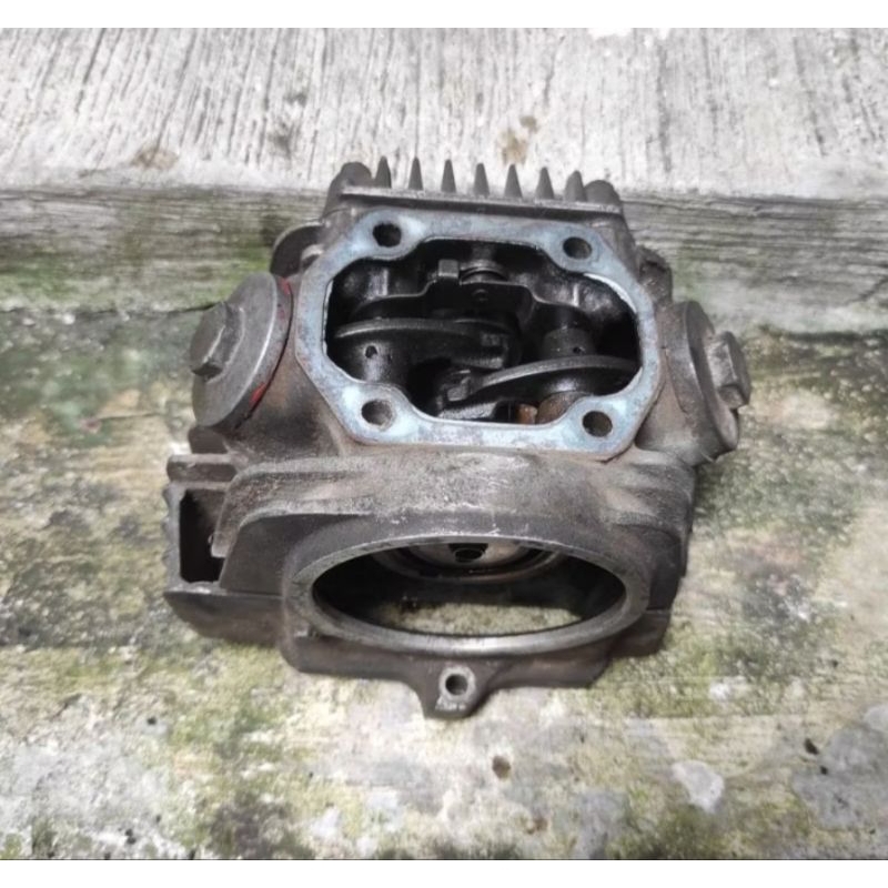 blok head bahan kosongan Honda Astrea grand legenda Supra fit lama original second copotan pnp