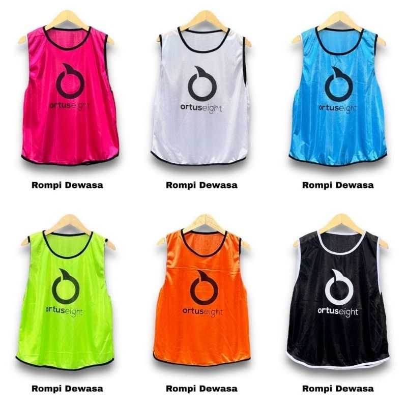 obral murah rompi bola pria/wanita dewasa 6 pcs