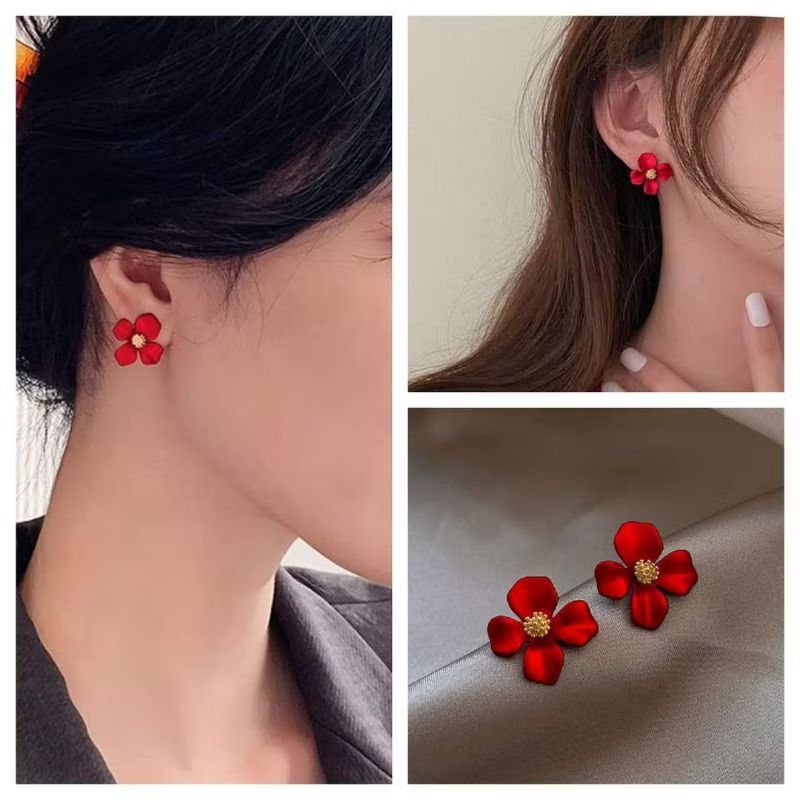 [ TWA-009 ] ANTING BUNGA / ANTING Bunga/ ANTING RING / ANTING HIJAB BUNGA