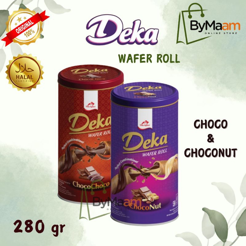 

DEKA Wafer Roll Kaleng 280gr | Choco, Choconut