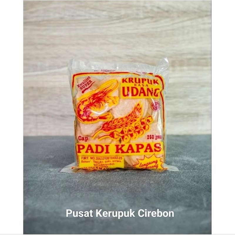 

KERUPUK UDANG PADI KAPAS KHAS INDRAMAYU 250gram